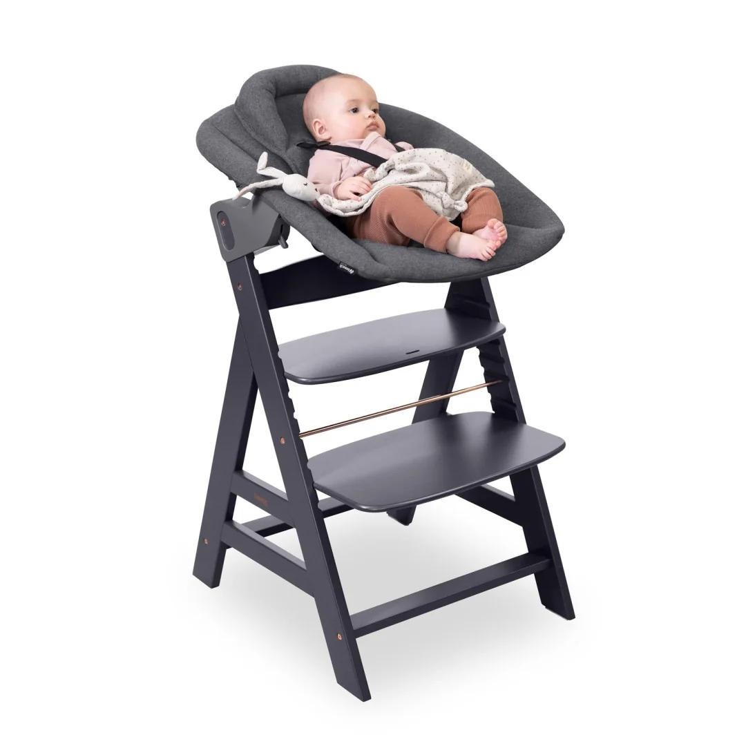Hauck Alpha Bouncer Premium Dark Grey nástavec k stoličke Alpha+/Beta+