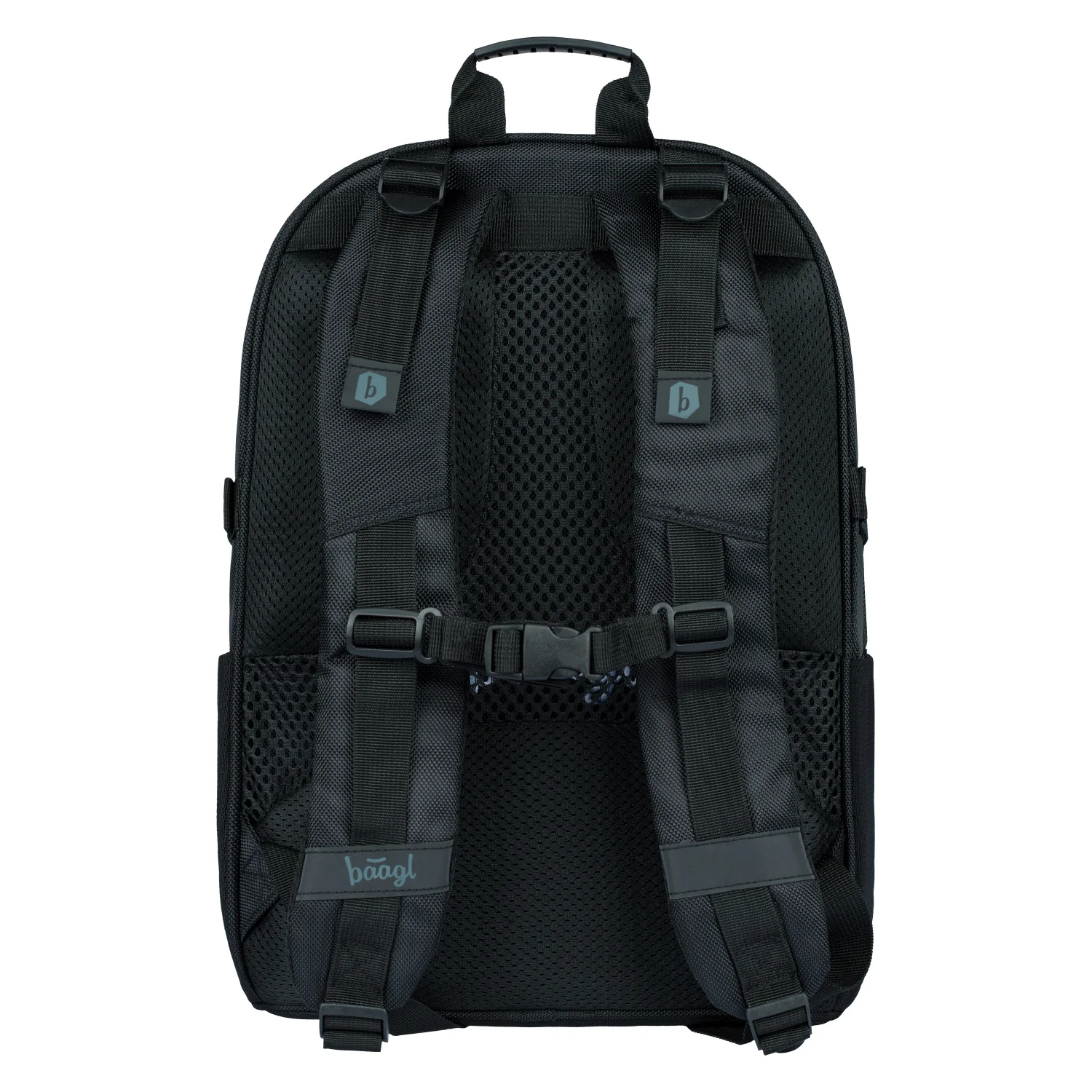Baagl školský batoh Skate Red, 25 l, čierny