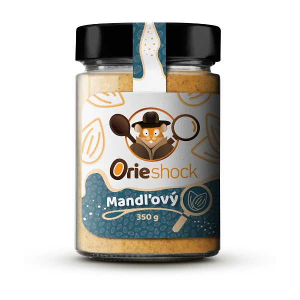 Orieshock mandľový 350g 1×350 g, 100% orieškový krém