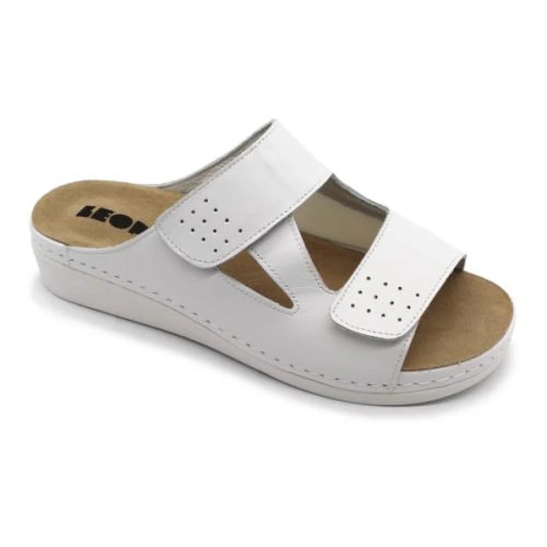 Leon 5010 Dámska zdravotná obuv na Hallux Valgus 37 - 24cm, biela, 3,5 cm