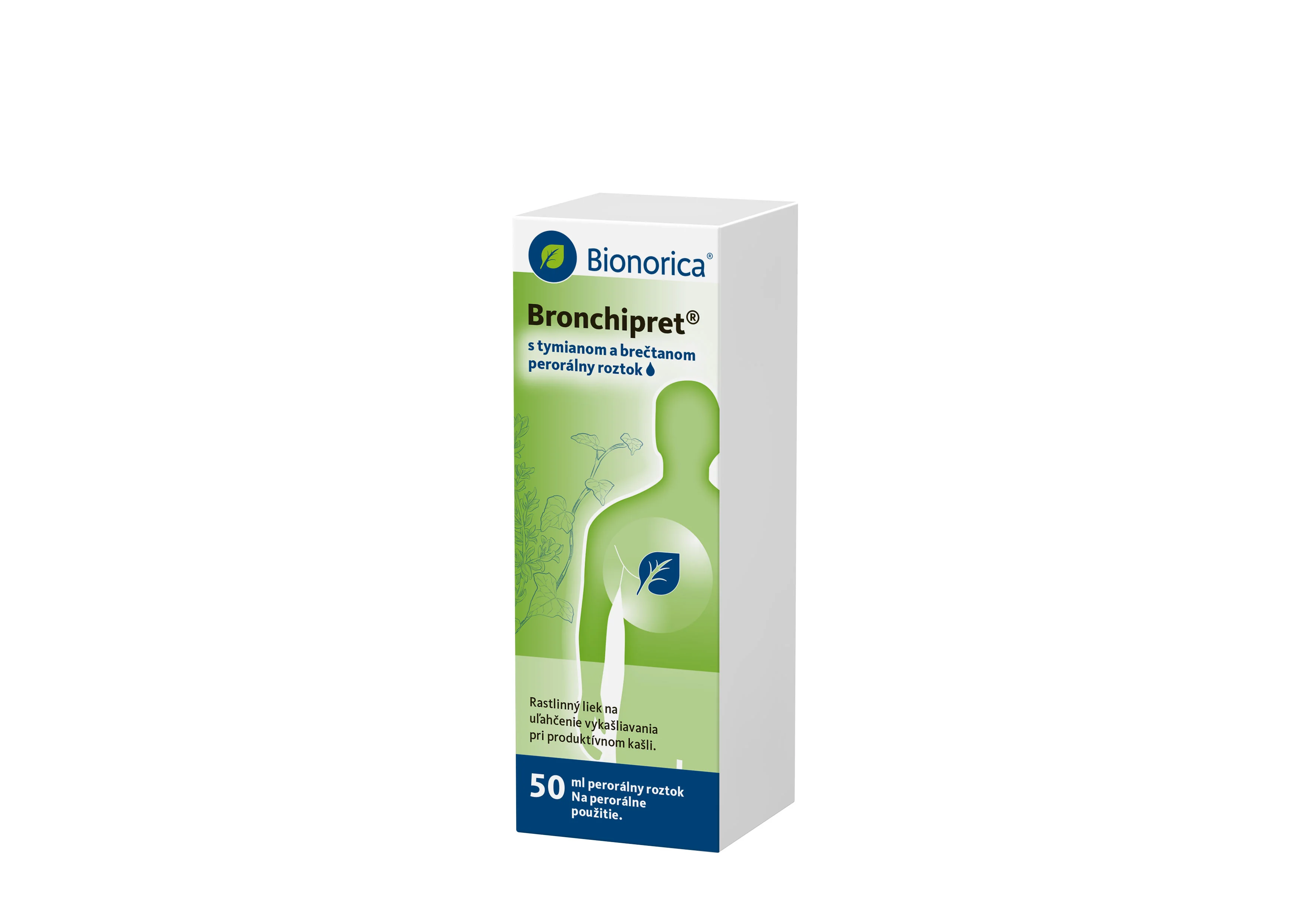 Bronchipret tymian a brečtan perorálny roztok sol por 1×50 ml