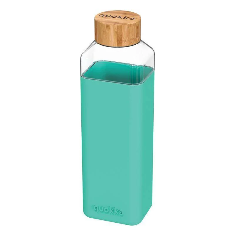 Quokka Storm sklenená fľaša 700 ml, teal