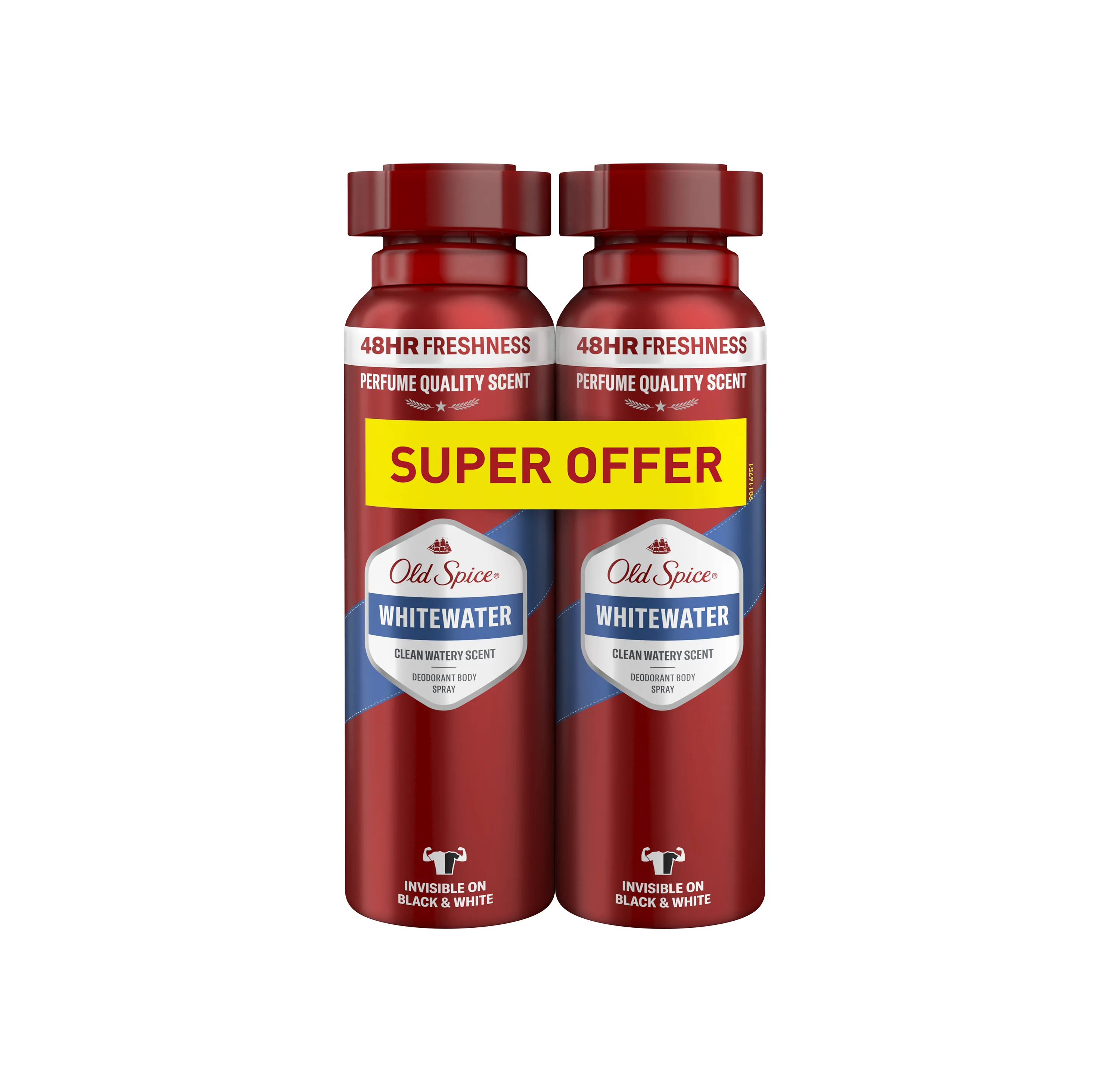 Old Spice Whitewater dezodorant v spreji 2x150ml