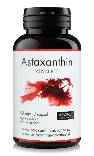 Astaxanthin ADVANCE 60 cps. – najlacnejší astaxantín 1×60 cps, výživový doplnok