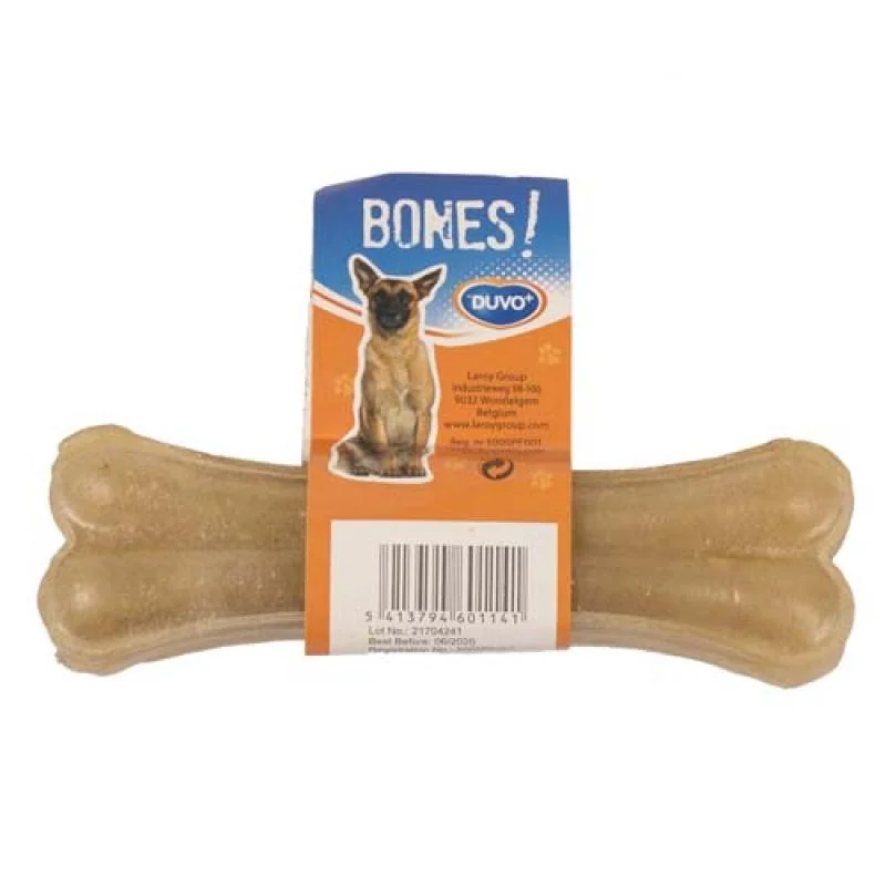 DUVO+ BONES! Lisovaná byvolia kosť 13cm/1ks
