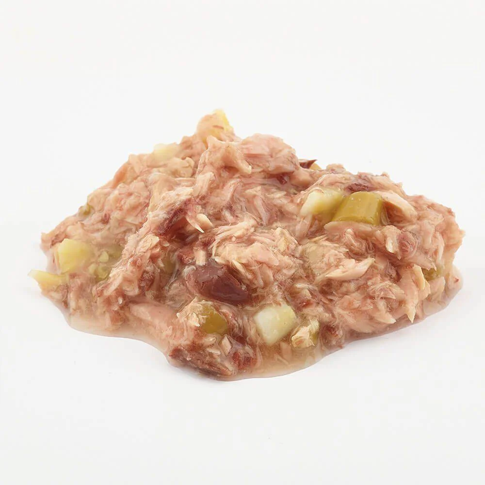 FISH4DOGS Konzerva pre psy Finest s tuniakom, sladkými zemiakmi a zelenými fazuľkami 85g 1×85 g, konzerva pre psy