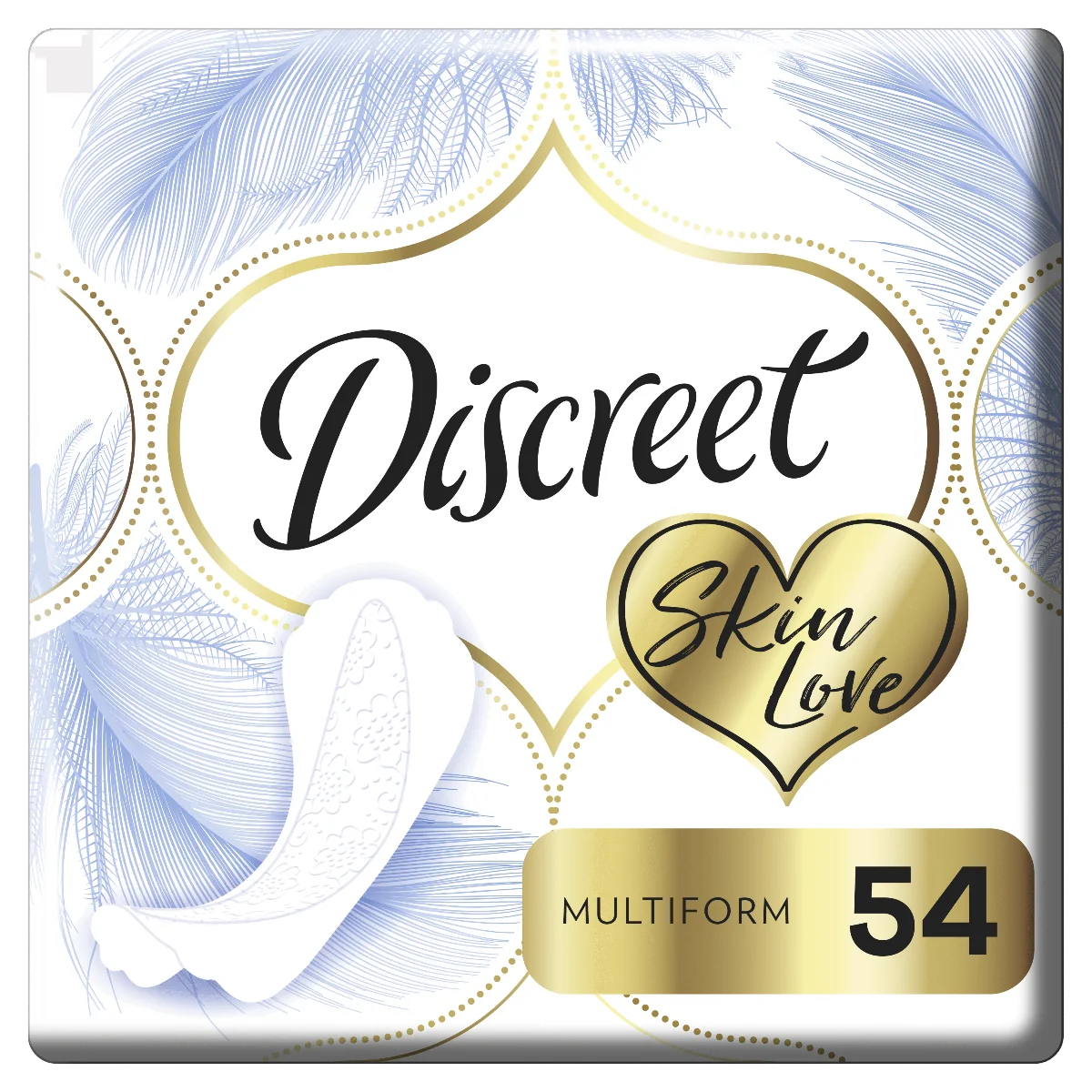 Intímky Discreet Priedušný Materiál Multiform Skin Love 1×54ks, vložky