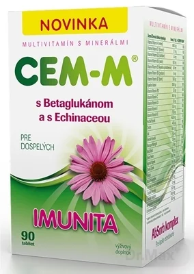 CEM-M pre dospelých Imunita 1×90 tbl, multivitamín s minerálmi