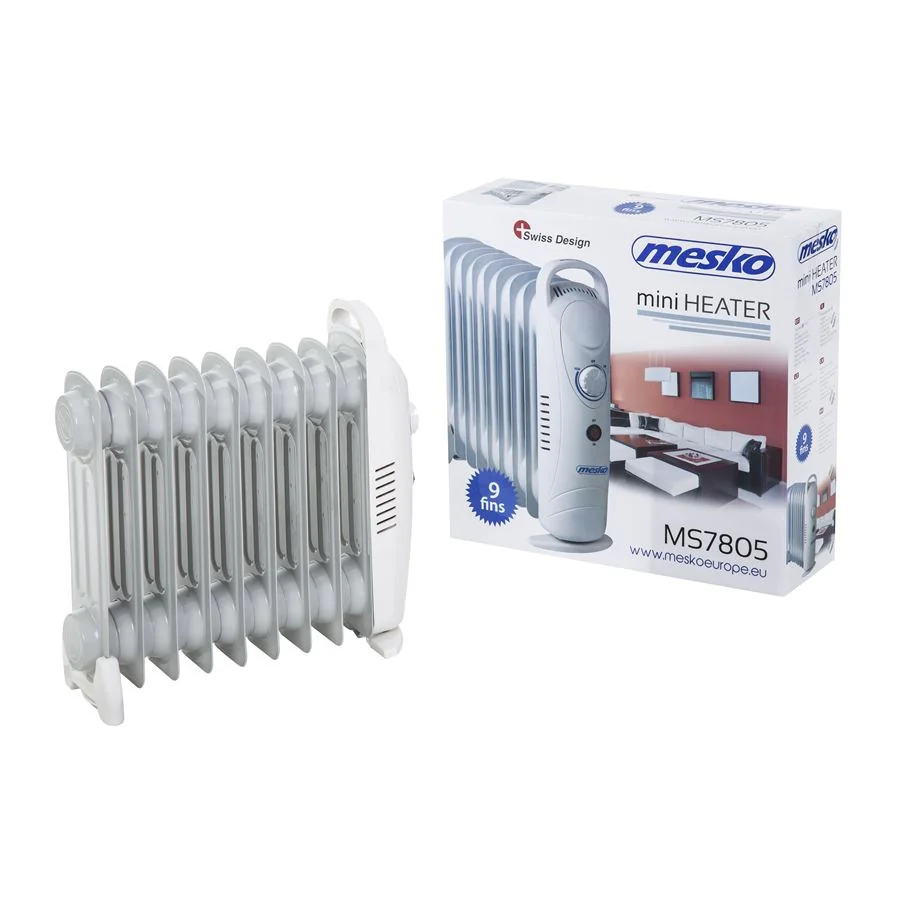 Olejový radiátor Mesko MS 7805 (9 rebier)