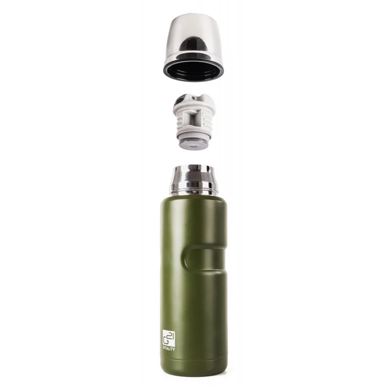 G21 Termofľaša na pitie, 500 ml, khaki zelená na pitie, 500 ml, khaki zelená G21TL05Z