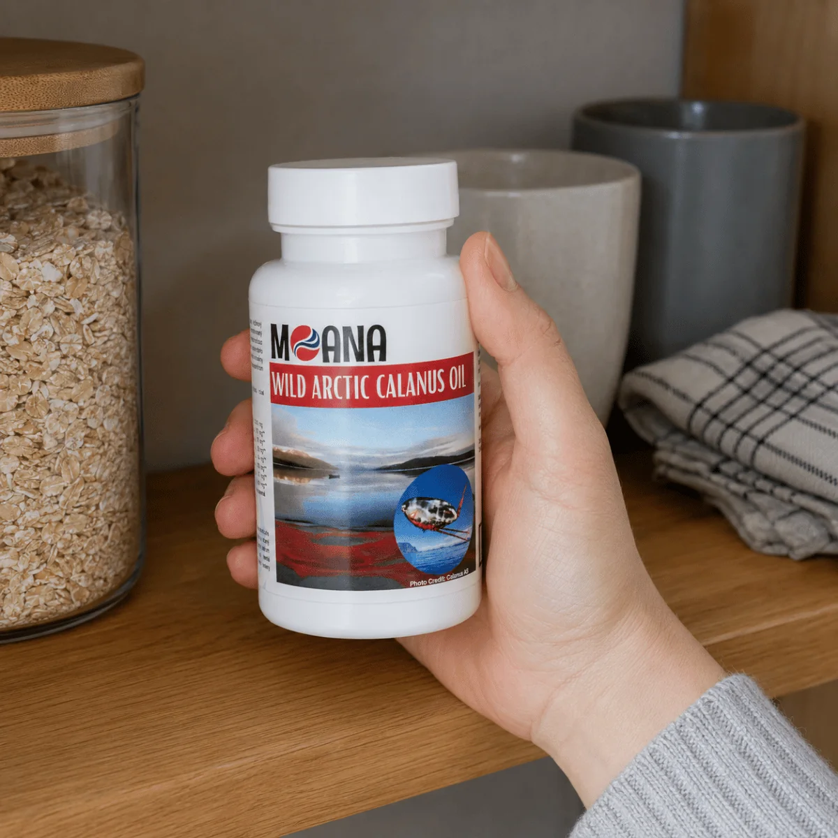 MOANA Wild Arctic Calanus Oil 60 kapsúl Omega-3 z arktického zooplanktónu