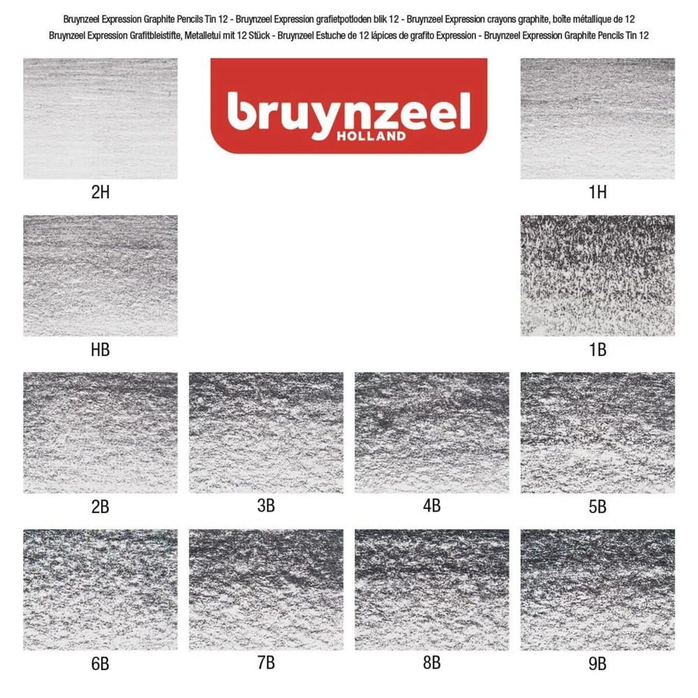 Bruynzeel Expression grafitové ceruzky v darčekovom balení 12ks-Bruynzeel