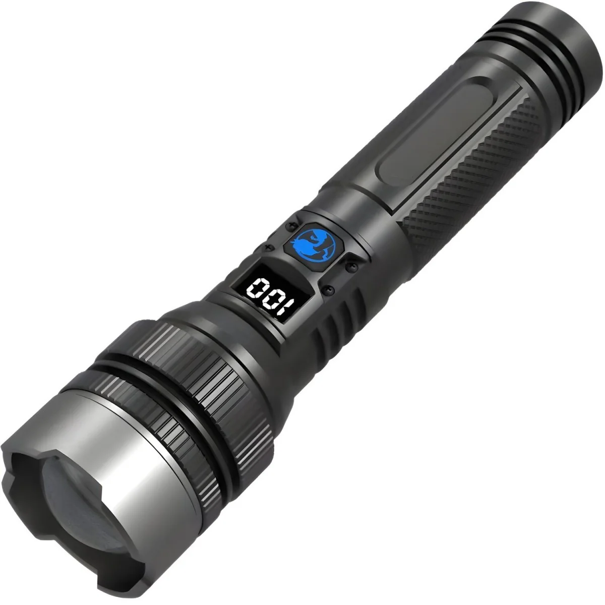 LED baterka s funkciou powerbanky Čierna