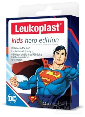 LEUKOPLAST KIDS HERO 1×12ks, náplasť na rany pre deti