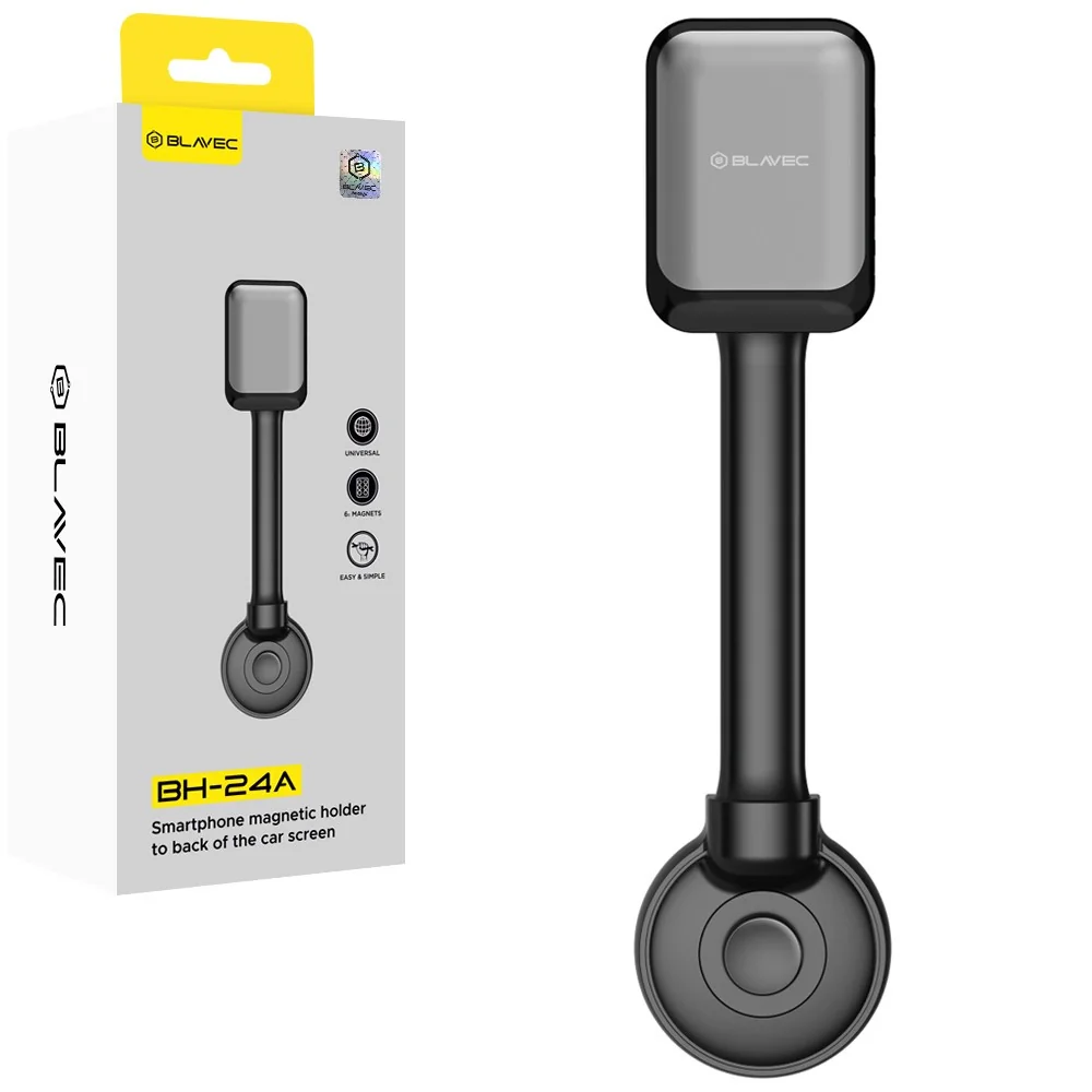 Blavec BH-24A magnetický držiak na mobil do auta, čierny