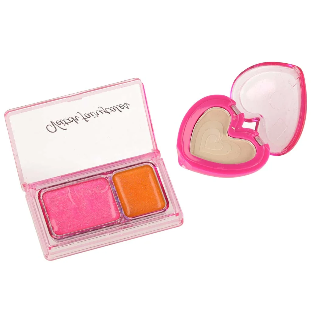 Detský make-up set 21 ks – torebka žlto-ružová