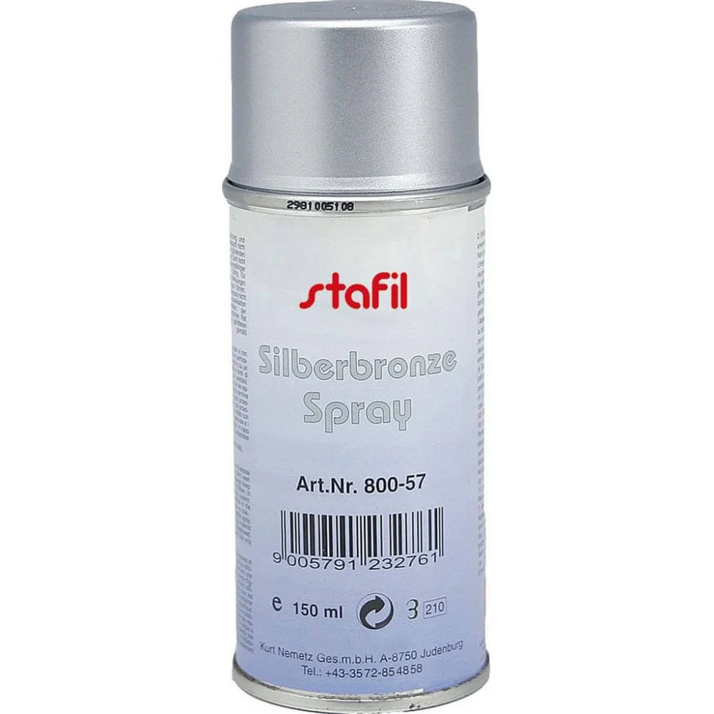 Sprej s metalickým efektom 150ml strieborný-Stafil