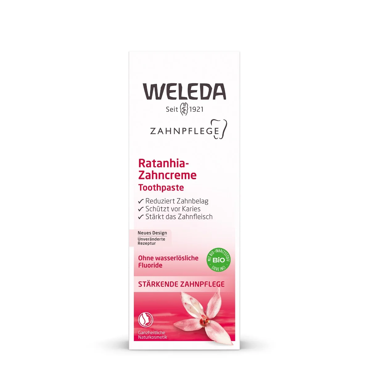 WELEDA Rataňová zubná pasta 1×75 ml, (Ratanhia-Zahncreme)