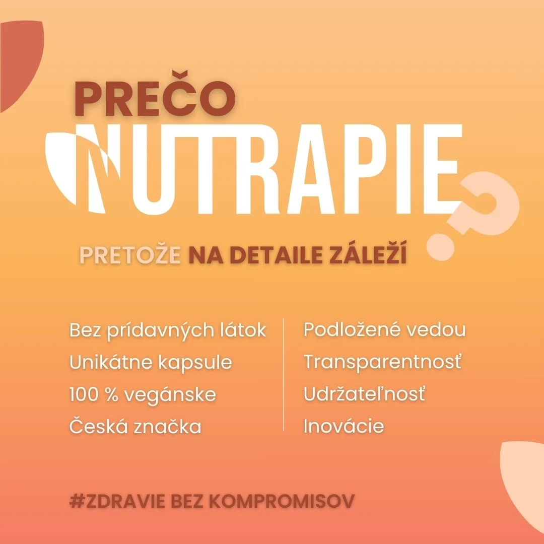 Nutrapie Natural Ashwagandha 1×90 kapsúl, výživový doplnok proti stresu
