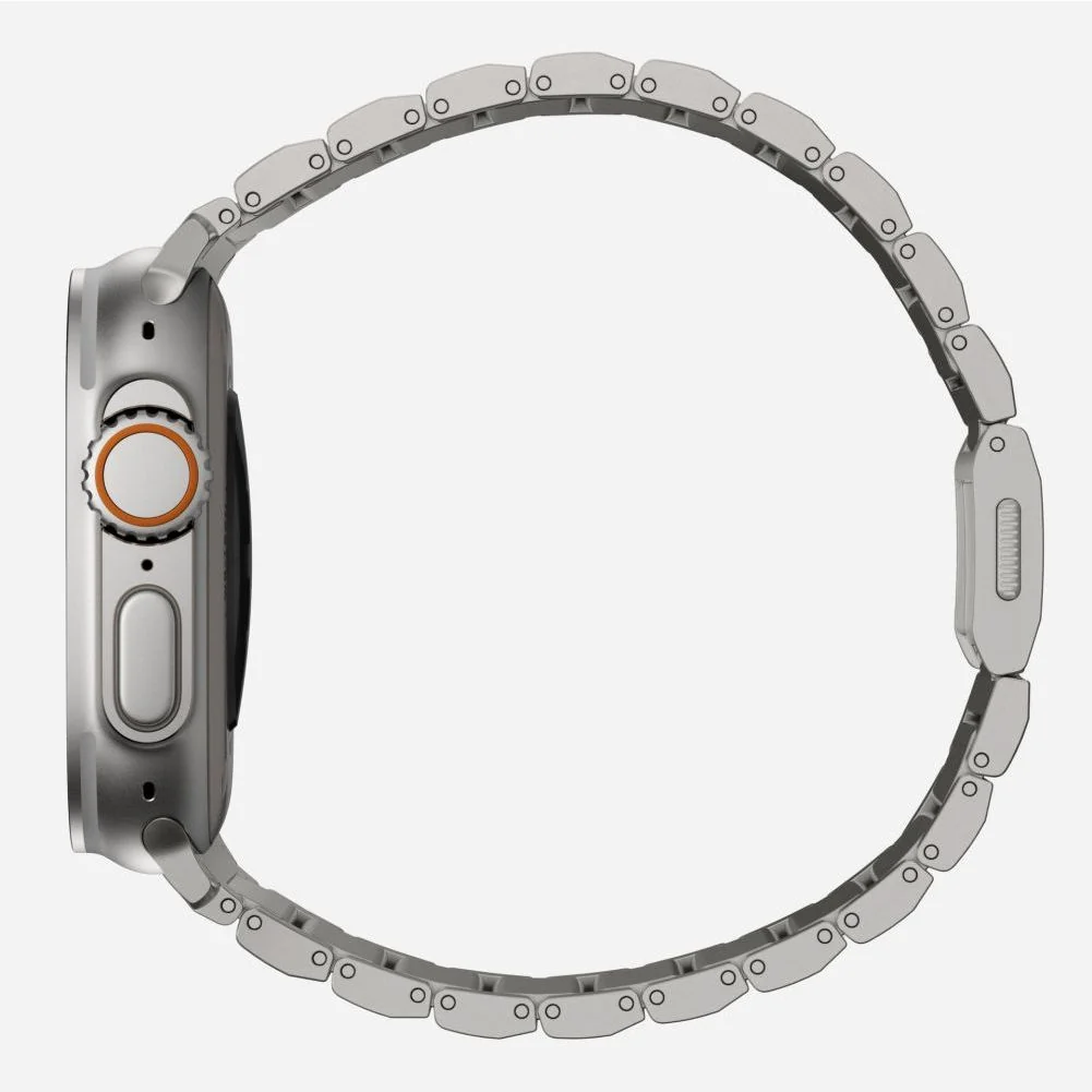 Tech-Protect Steel remienok na Apple Watch 44/45/49mm, titanium