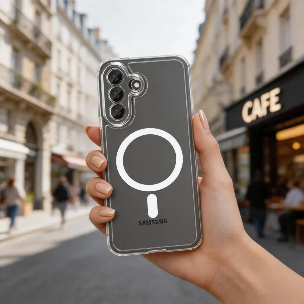 Tech-Protect FlexAir Hybrid MagSafe kryt na Samsung Galaxy A27 5G, priesvitný esvitný