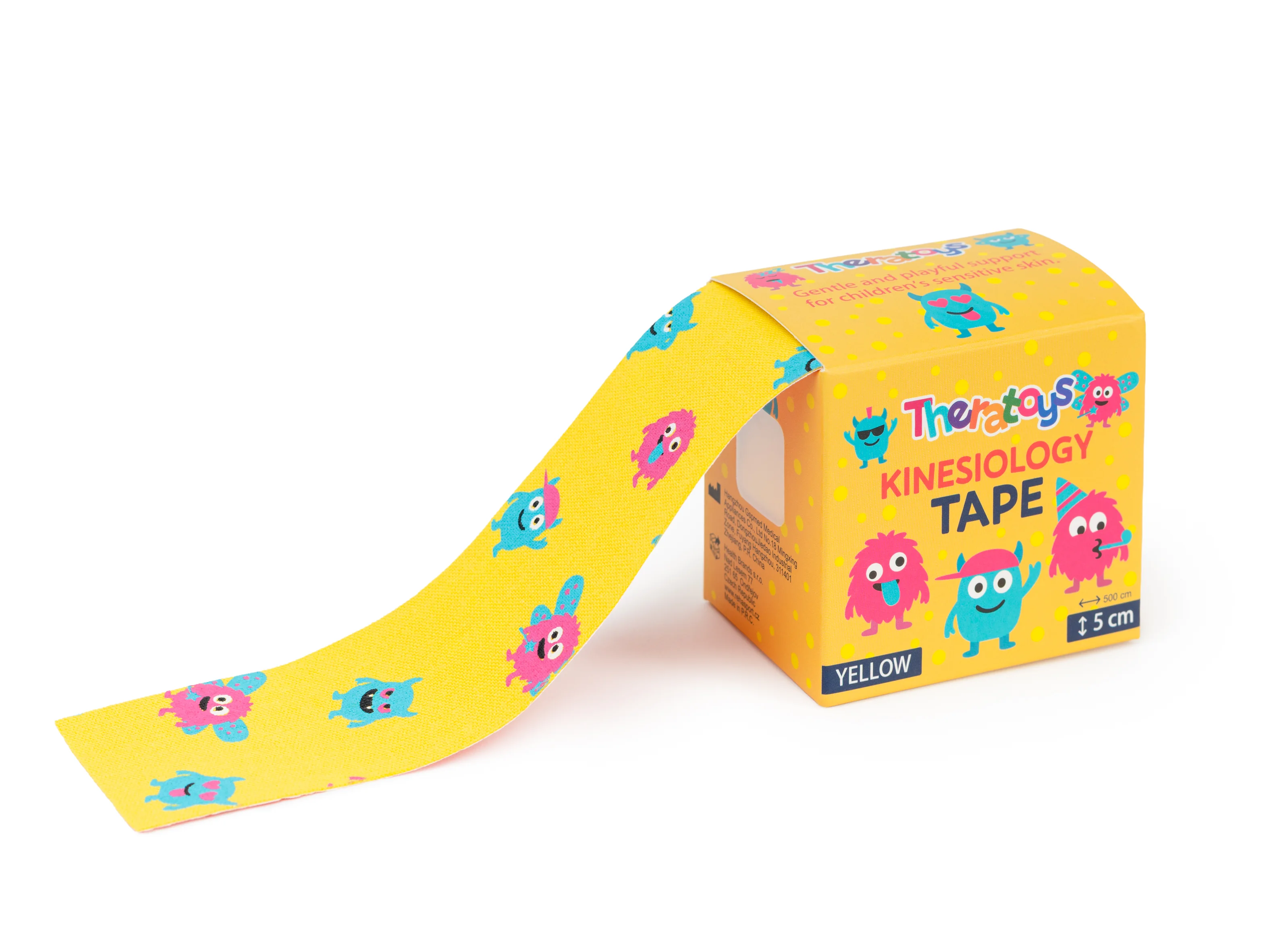 Theratoys Kids Kinesiology Tape, tejpovacia páska pre deti, 5 cm x 5 m 1×1 ks