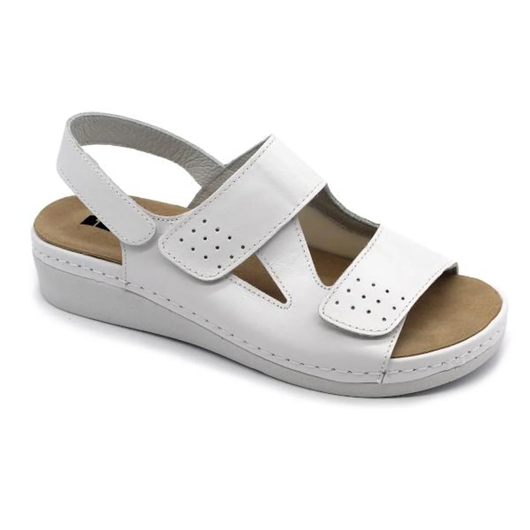 Leon 5020 Dámska zdravotná obuv na Hallux Valgus 41 - 26,5cm, biela, 3,5 cm