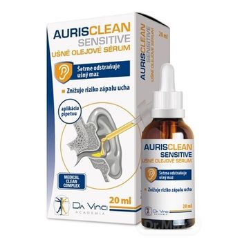 AurisClean Sensitive ušné olejové sérum 1×20 ml, ušné olejové sérum