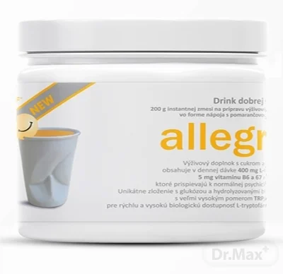 allegra DRINK NEW 1×200 g, instantná zmes