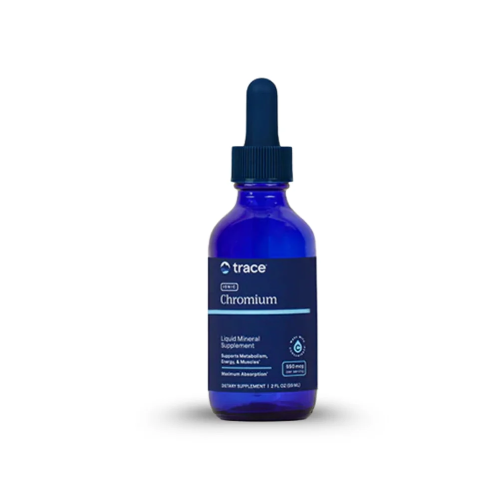 Trace Minerals Iónový Chróm + Stopové minerály ConcenTrace®, 59 ml