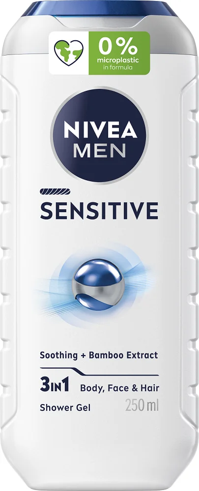 NIVEA MEN Sprchový gél SENSITIVE 1×250 ml, sprchový gél