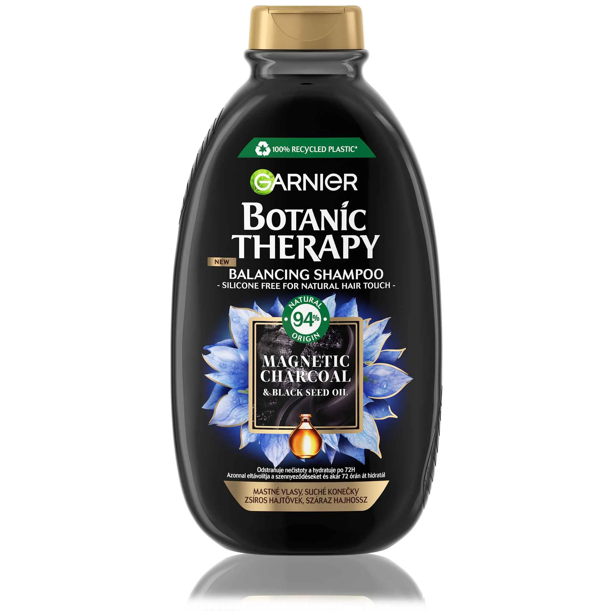 Garnier Botanic Therapy Magnetic Charcoal Čistiaci šampón, 400 ml 1×400 ml
