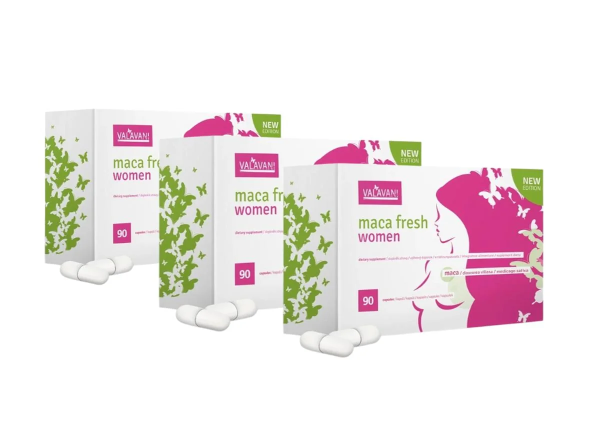 Maca Fresh Woman Akcia 2+1 ZDARMA (270 kapsúl )