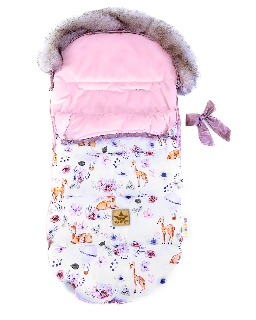Detský fusak maxi PREMIUM Srnka 110x50cm + rukávník zadarmo