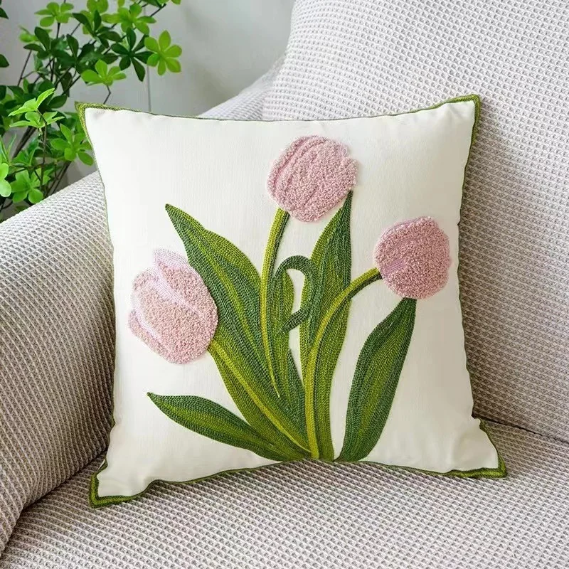 Livefy obliečka na vankúš Flower 4 45x45cm biela