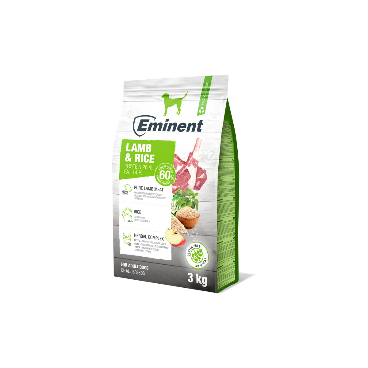 EMINENT LAMB&RICE 3KG A.U.V. 1×3 kg, krmivo pre psy