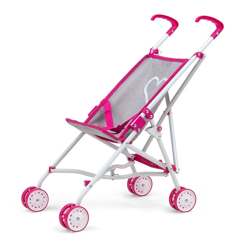 Detský golfový kočík pre bábiky Milly Mally Julia Prestige Pink ,