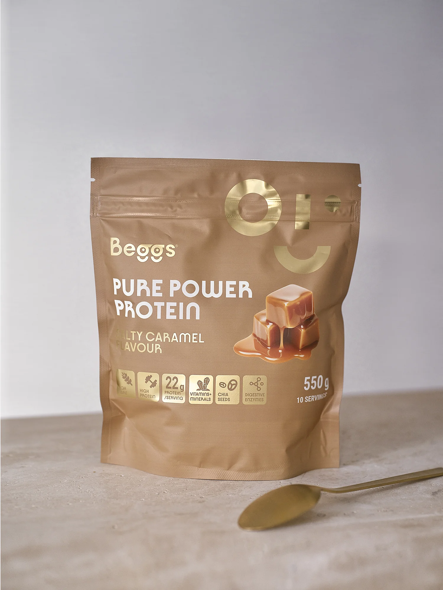Beggs Pure Power Protein Salty Caramel 550 g