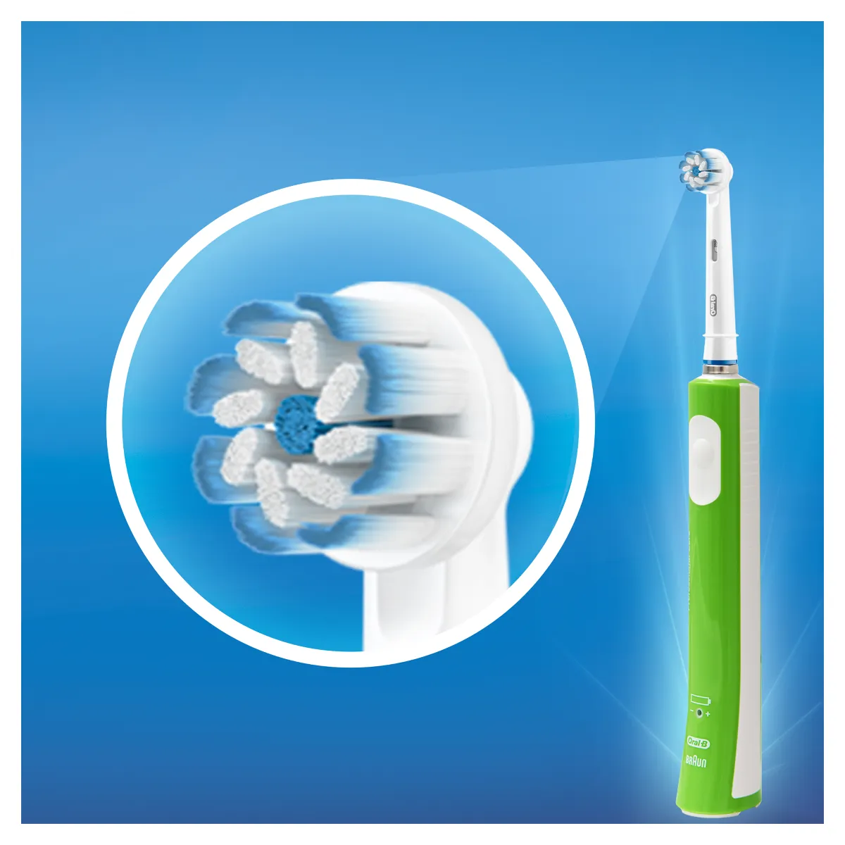 Oral B Elektrická zubná kefka Junior sensitive 1×1 ks, detská zubná kefka