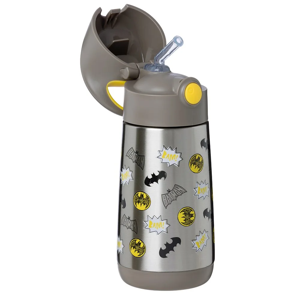 Termoska na pitie so slamkou 350 ml Batman, nerezová oceľ