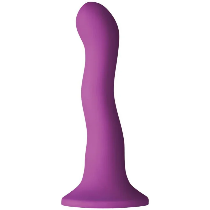 Dildo s prísavkou Purple Wave 19 cm