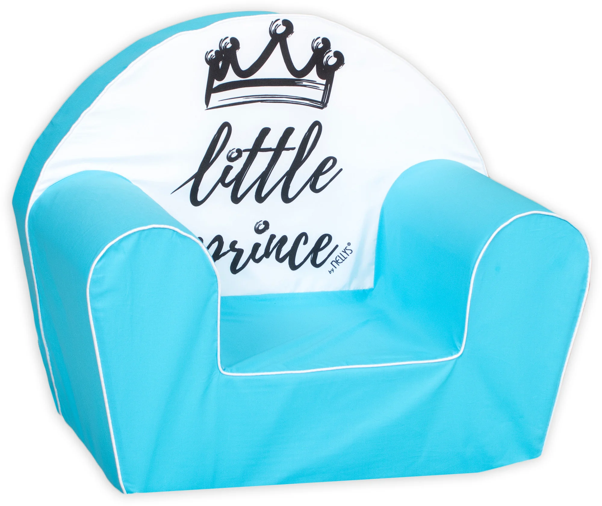 Detské kresielko, pohovka LUX Little Prince, modré