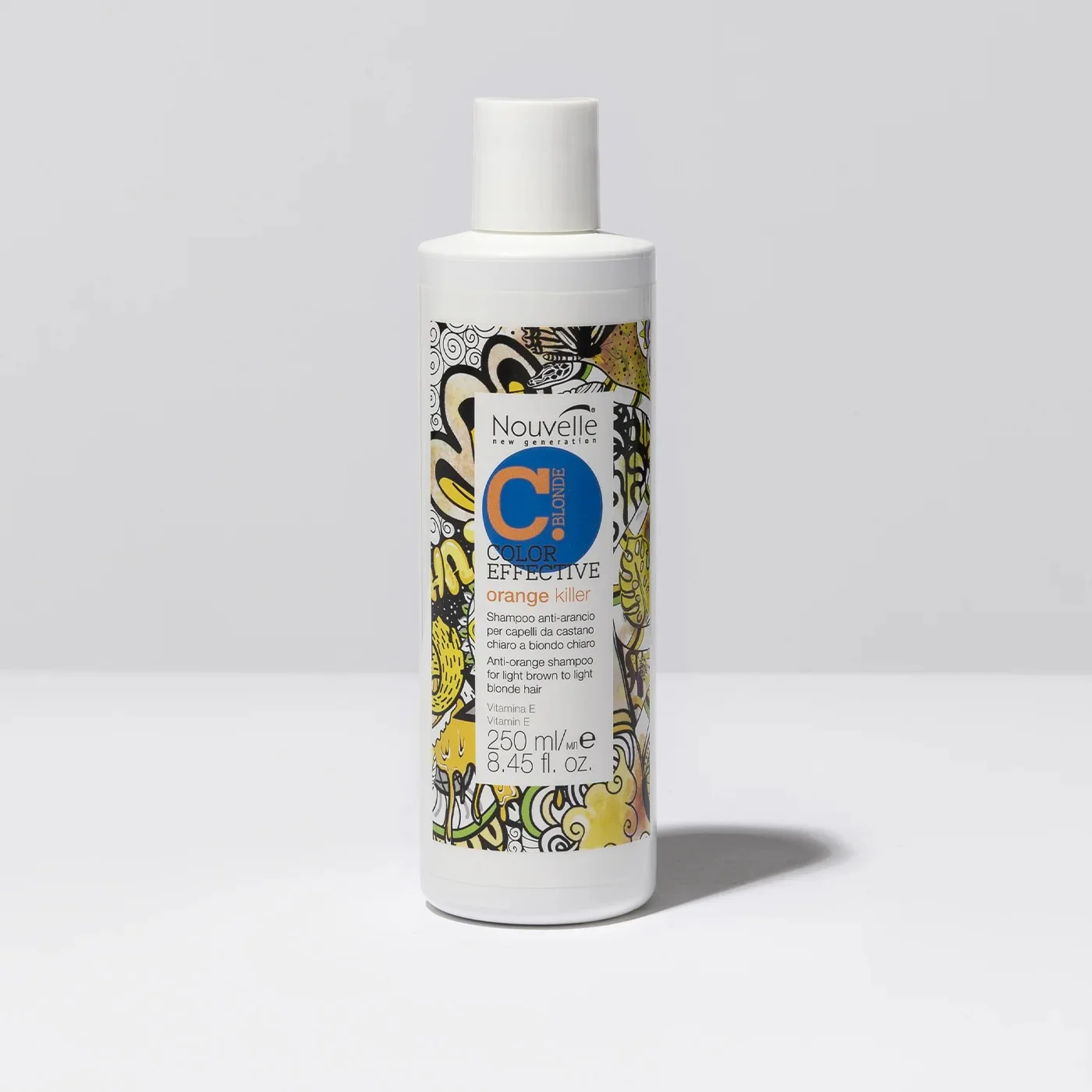 Nouvelle COLOR EFFECTIVE Orange killer SHAMPOO - Šampón neutralizuje oranžové odlesky - 250 ml