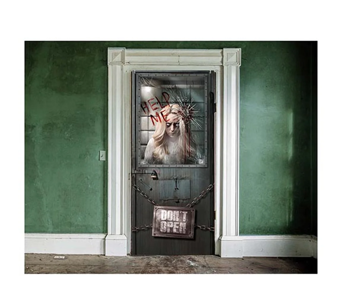 Dekorácia na dvere Zombie Don´t Open 80x180cm