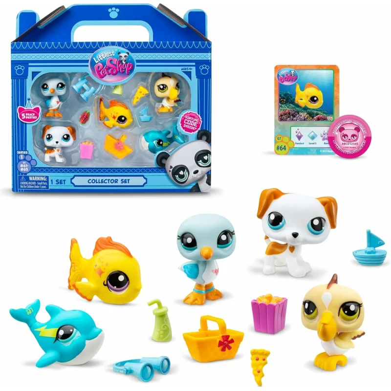 Littlest Pet Shop Beach Besties – Priatelia z pláže, 5 postavičiek