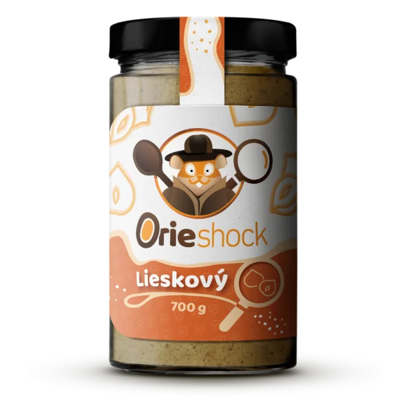 Orieshock lieskový 700g 1×700 g, 100% orieškový krém