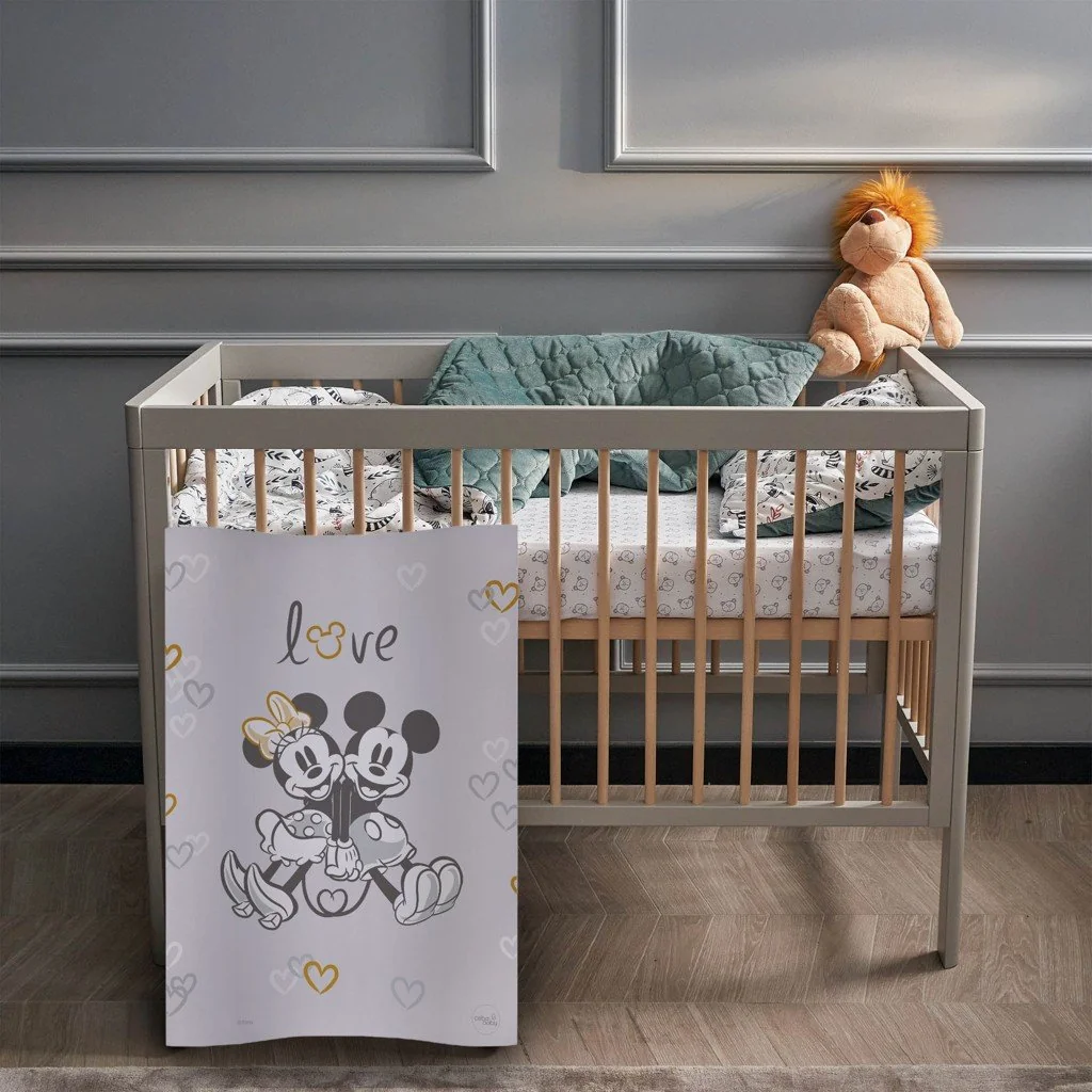 Podložka prebaľovacia mäkká COSY (50x70) Disney Minnie&Mickey Grey