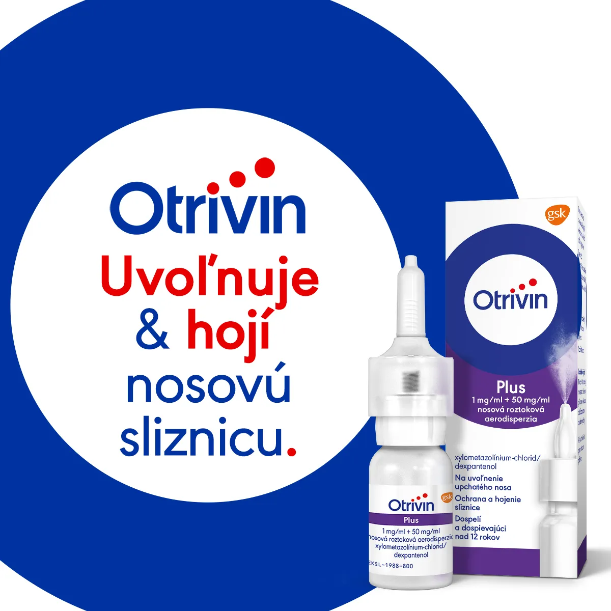 Otrivin Plus 1 mg/ml + 50 mg/ml