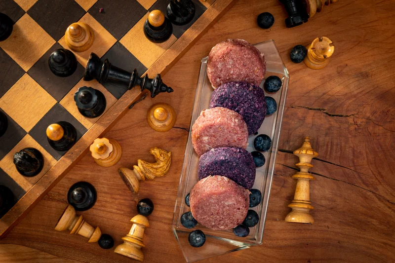 HAPPY MOMENT Low-Carb - kokosové koliesko s čučoriedkami - so zníženým obsahom cukru 38 g