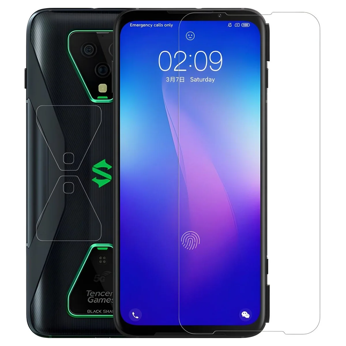 Tvrdené sklo 2.5D pre Xiaomi Black Shark 3 Pro